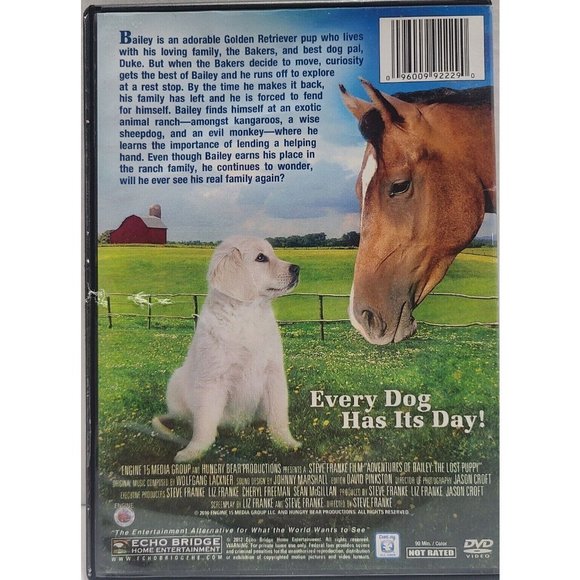 Adventures of Bailey: The Lost Puppy/Baileys Billions/More Than Puppy Love DvD - Picture 2 of 2